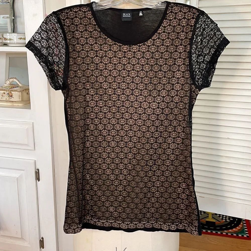 Saks Fifth Avenue Tee Shirt Black Label